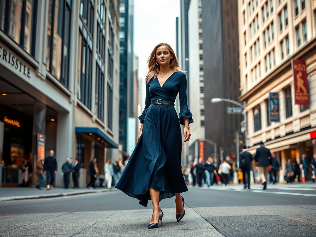 clinchriverva.com | Rochii cu mânecă lungă și evazate: elegante și comode